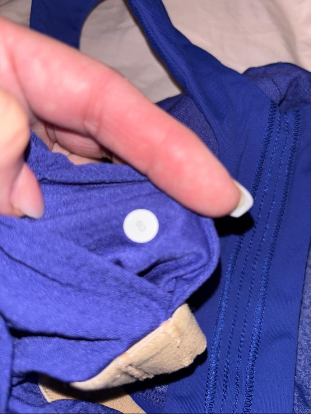 Lululemon Racerback Tank Royal Blue - Picture 4 of 7